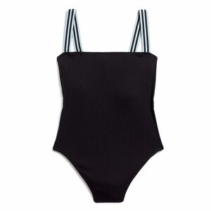 Solid & Striped ‘THE RILEY’ One Piece Ribbed Black Small Swimsuit